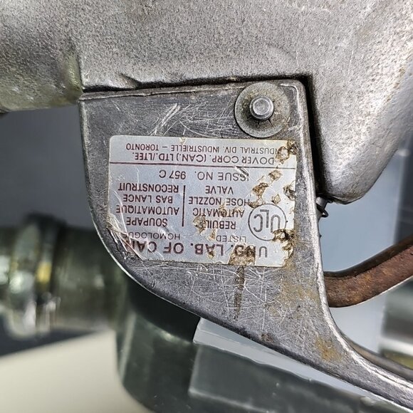 COLLECTIBLE Vintage OPW 1A Fil-O-Matic Dover Gas Pump Nozzle Canada - Picture 4 of 15